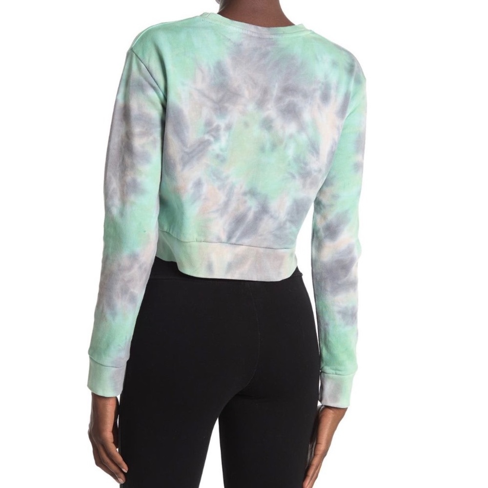 Kappa Active Tie Dye Galz Cropped Sweatshirt - Picture 3 of 7